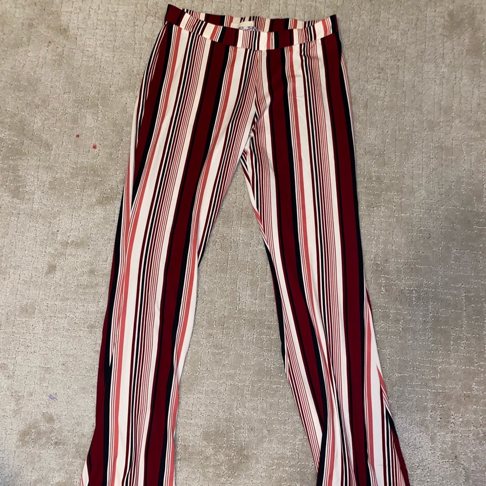 high wasted bell bottom pants